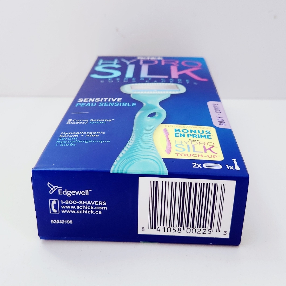🐢2/$15 Schick Hydro Silk Sensitive Care Razor + 2 Razor Blade Refills - Picture 5 of 12